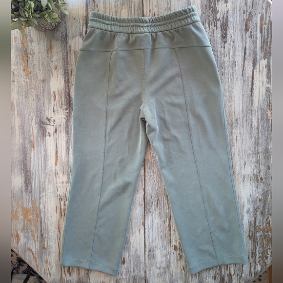 Lululemon Softstreme High-Rise Straight-Leg Cropped Pant Green Women's 6 - Picture 9 of 11